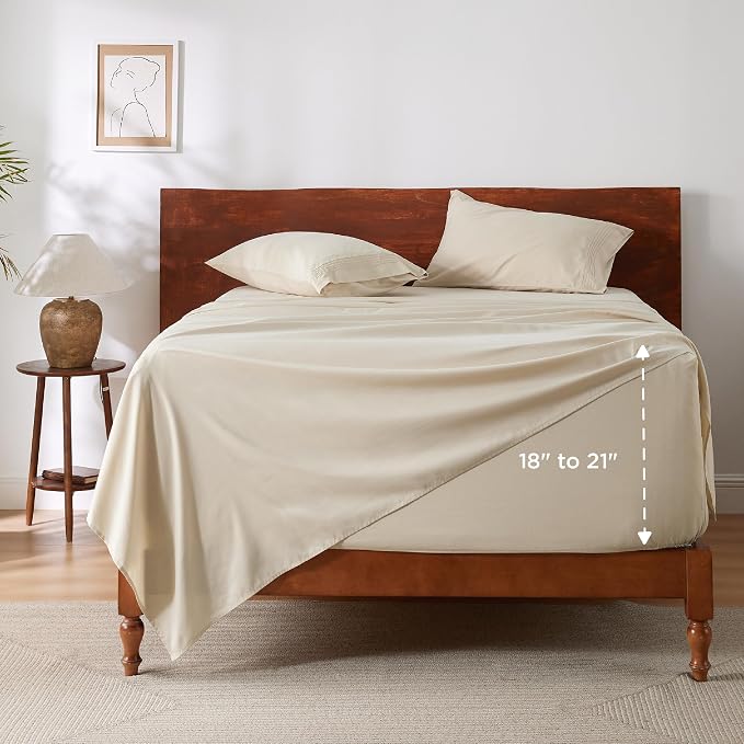 Bedsure Deep Pocket King Sheet Set - Image 8