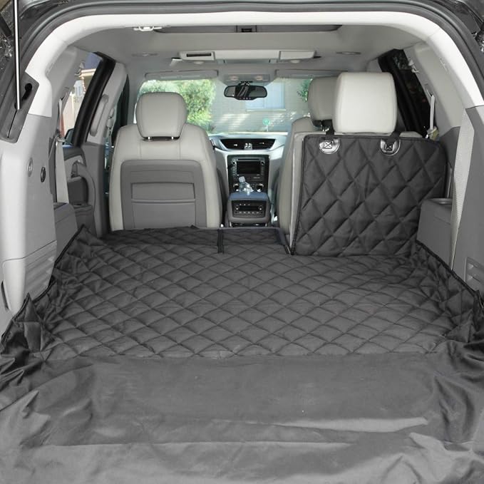 4Knines Split Cargo Liner for SUV – For Dogs & Pets, Heavy-Duty, Waterproof by 4Knines