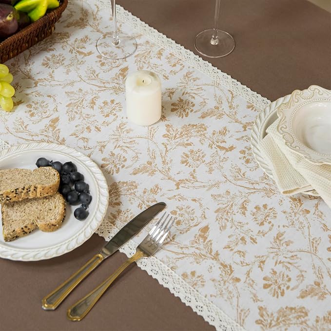 Vintage Floral Table Runner - Image 3