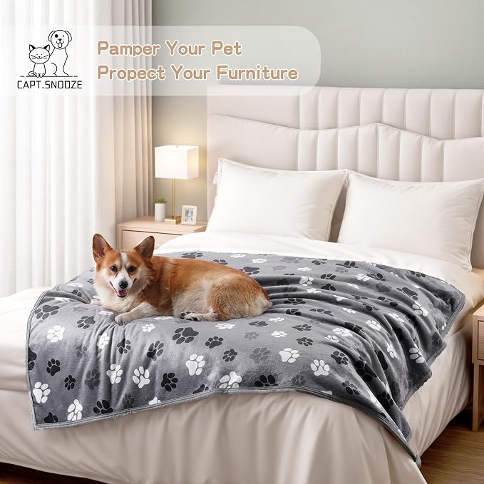 Waterproof Dog Blankets Pet Blanket, Soft Fluffy Sofa Car Bed Protector - Image 6