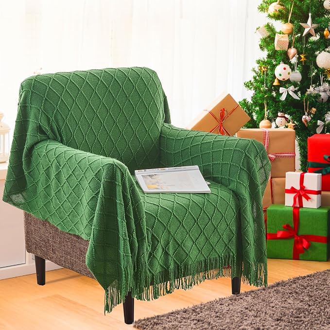 inhand Green Christmas Throw Blanket - Image 6