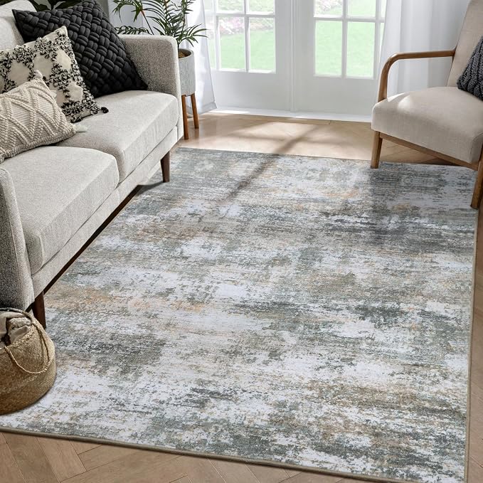 WILLSUN Washable Area Rugs, 3x5 Non-Slip Boho Large Area Rugs - Image 8