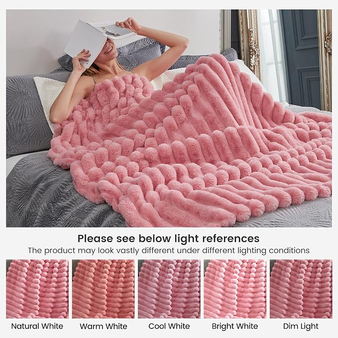 Cozy Bliss Faux Fur Throw Blanket - Image 6