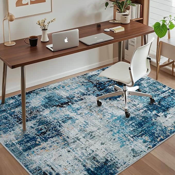 Office Chair Mat for Hardwood Floor, Machine Wash by CHAKME