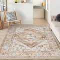 Lahome 5x7 Boho Machine Washable Area Rug by Lahome