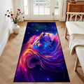 Galaxy Lion Rug 3D Fierce Lions Area Rugs by CERYUEE