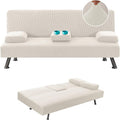 H.VERSAILTEX 4 Pieces Stretch Futon Covers Sofa Bed Slipcover by HVERSAILTEX