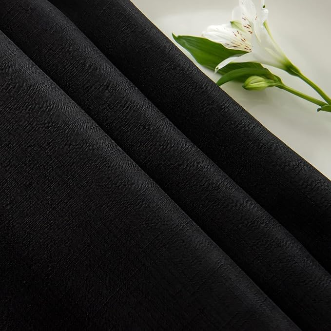 maxmill Square Tablecloth Slubby Texture Stain Resistant Waterproof Wrinkle - Image 8
