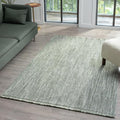 LUXE WEAVERS Solid Machine Woven Green 5x7 Area Rug, Indoor Stain-Resistant by LuxeWeavers