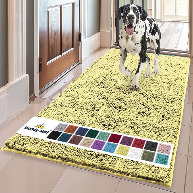 Muddy Mat® Shown on TV – Super Absorbent Door Mat Indoor, Microfiber Quick Dry by MuddyMat%C2%AE