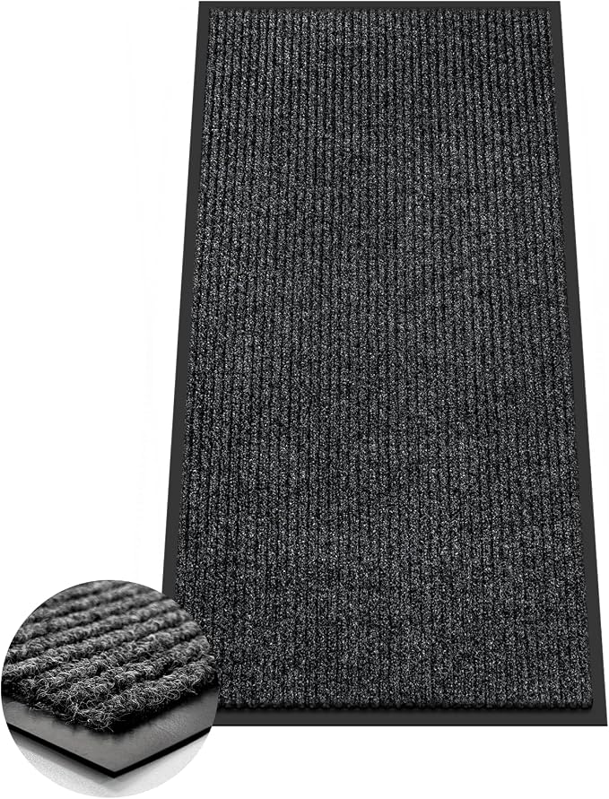 Azadx 2'x4' Indoor Outdoor Door Mat Heavy Duty Front Door Mat Ultra Absorbent by Azadx