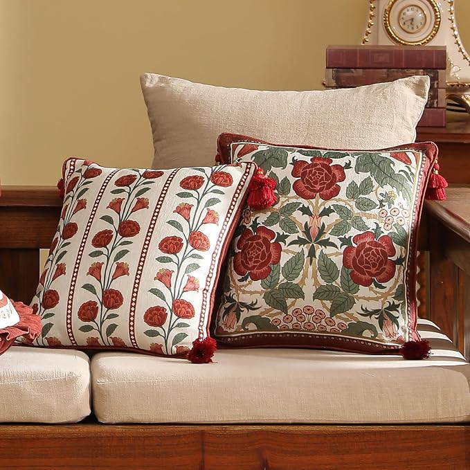 Throw Pillow Covers Pack of 2, Decoration Square Pillows Cushion Covers - Image 6