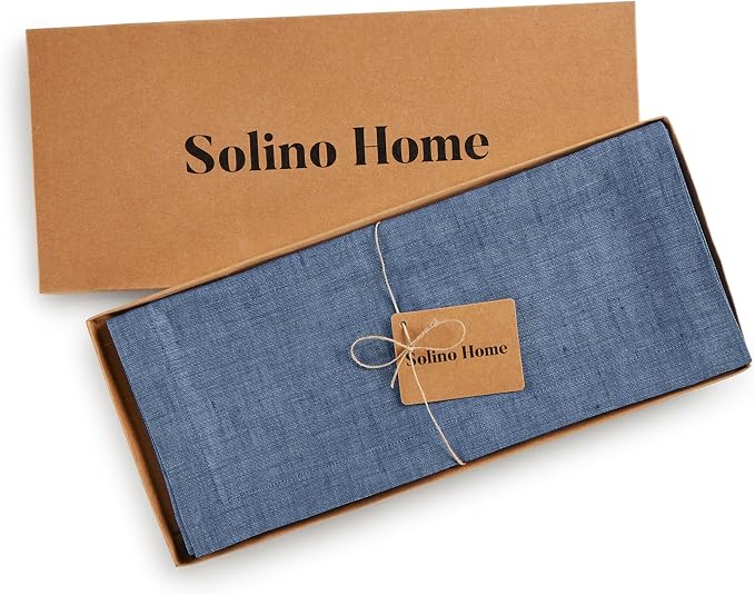 Solino Home Linen Table Runner 120 Inches Long - Image 5