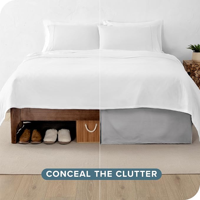 Bare Home California King Bed Skirt - Image 3
