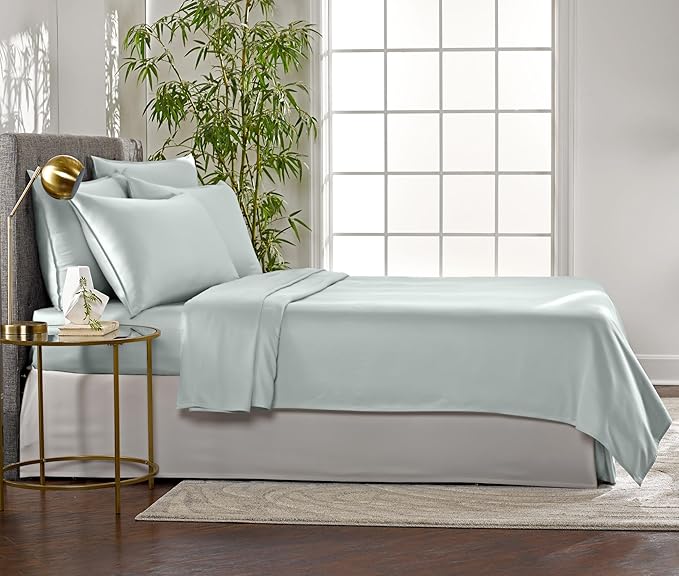 Pure Bamboo Queen Sheets, Genuine 100% Organic Viscose Derived from Bamboo Bed - Image 4