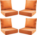 Luxury Outdoor Seat Cushion Set-24 x 24 x 6 Inch Outdoor Chair Cushions by NatureComfyOutdoorFurniture