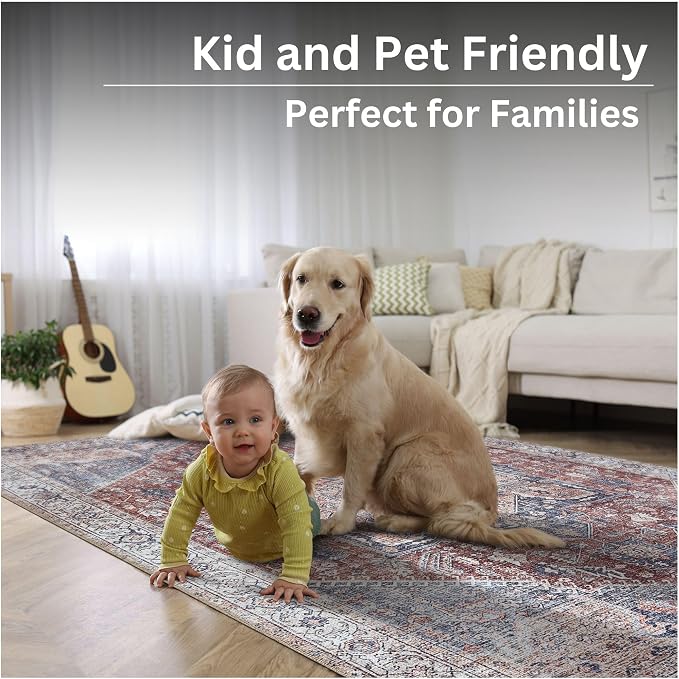Bloom Rugs Washable Non-Slip 9' x 12' Rug - Image 10