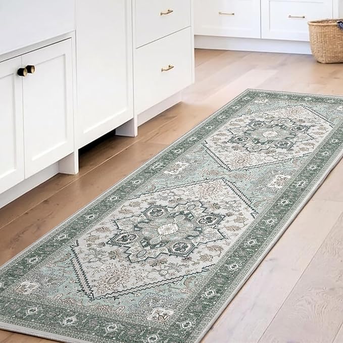 OPPODREAM Thin Entryway Rug 2x6, 2x6 Rug Runner, Washable Hallways Carpet 2 x 6 by OPPODREAM