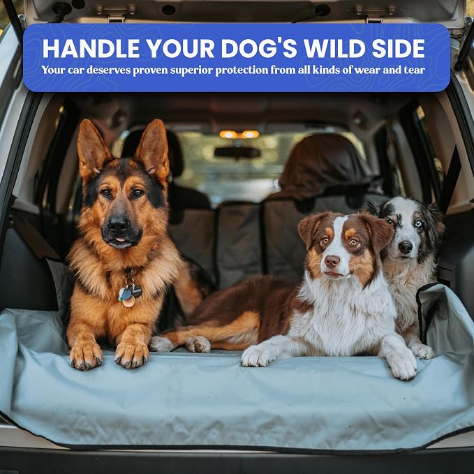 4Knines Split Cargo Liner for SUV – for Dogs & Pets, Heavy-Duty, Waterproof - Image 6