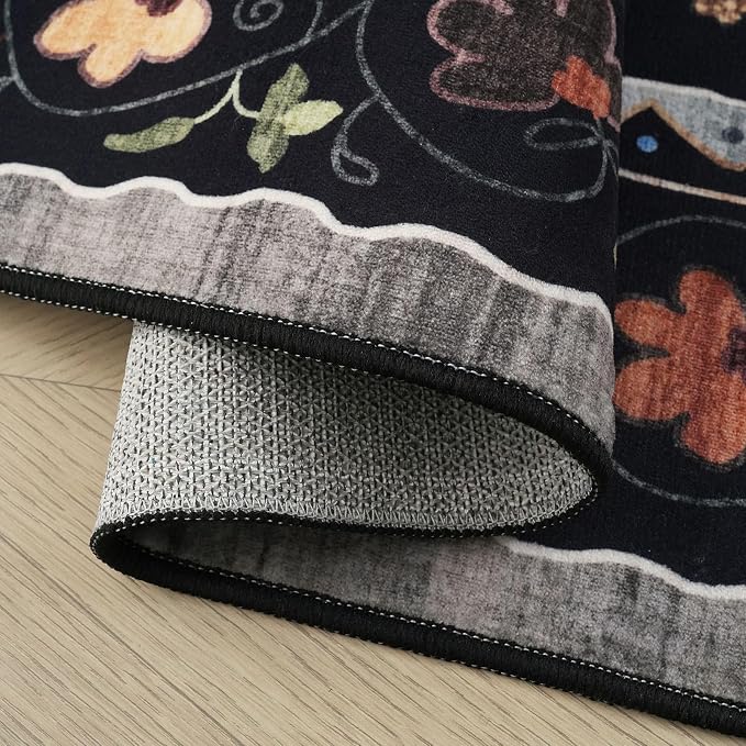 Rugcomf Runner Rug for Kitchen Non Slip 2'6''x8' Washable Rugs - Image 5