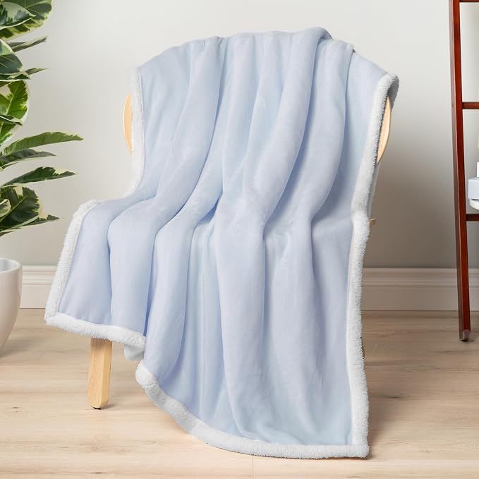 PAVILIA Sherpa Fleece Throw Blanket - Image 6