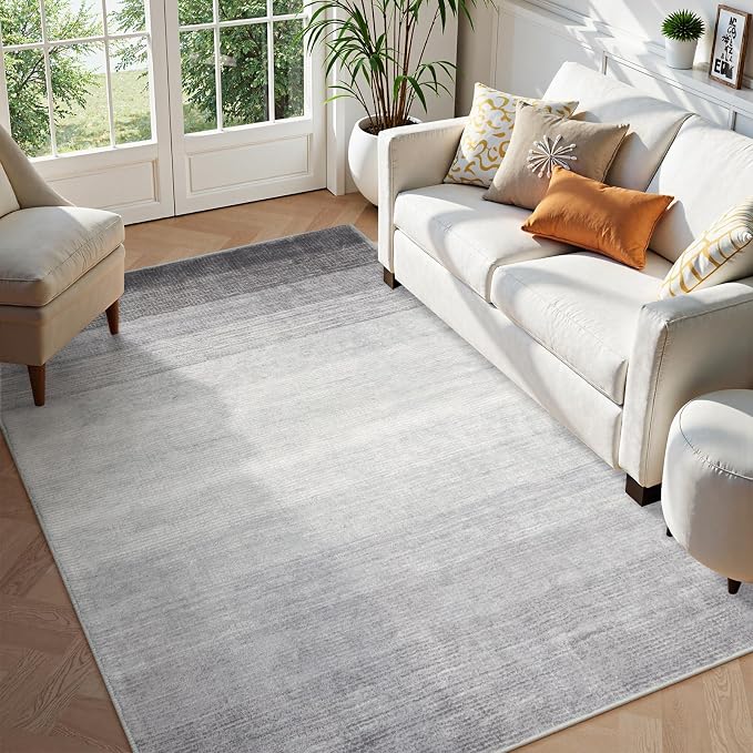 Wonnitar Modern Ombre 5x7 Grey Rugs - Image 8
