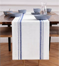 Solino Home Striped Linen Table Runner 108 Inches Long by SolinoHome