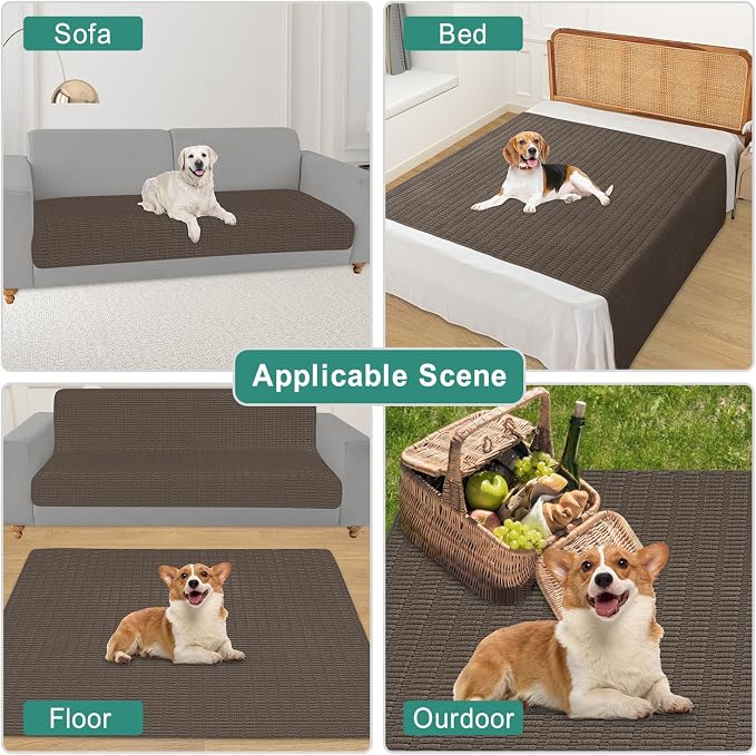 Foxdecor Couch Cover Sofa Covers Washable, Dog Bed Cover Couch Covers - Image 5