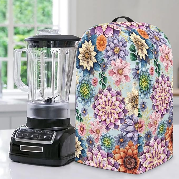Boho Mandala Flower Blender Dust Cover by Unknown