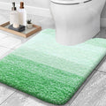 OLANLY Luxury Toilet Rugs U-Shaped 24x20, Extra Soft and Absorbent Microfiber by OLANLY