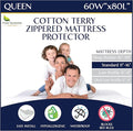 Zippered Waterproof Mattress Encasements by FourSeasonsEssentials
