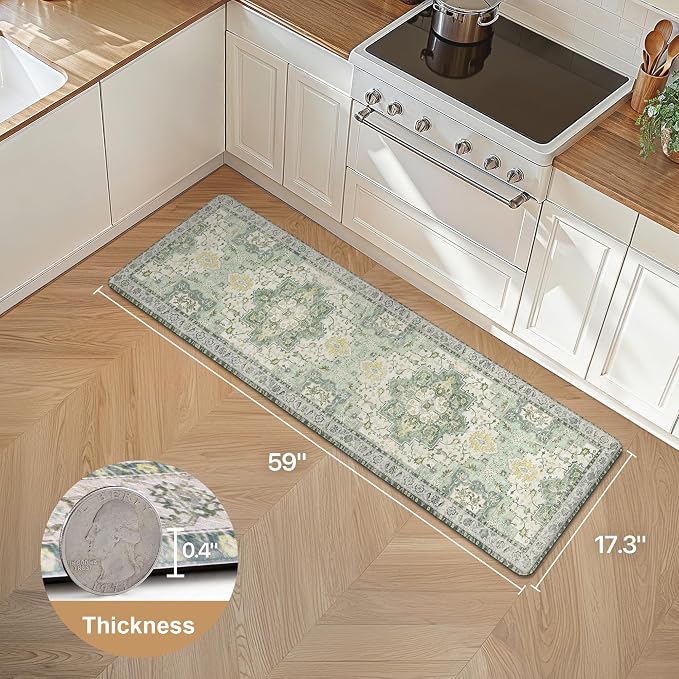 GENIMO Kitchen Mats for Floor, Washable Anti Fatigue Mat for Cushioned - Image 2