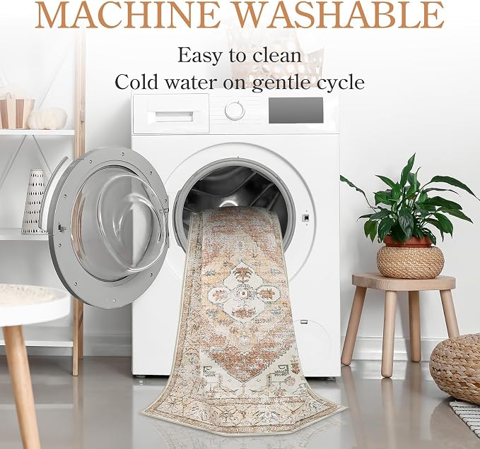 Lahome Boho Washable Runner Rug - Image 4