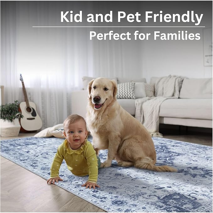 Bloom Rugs Washable Non-Slip 7 ft Runner - Image 10