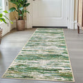 2x5 Modern Abstract Runner Rug for Hallway, Non-Shedding Washable Rug for by SiiloomRug