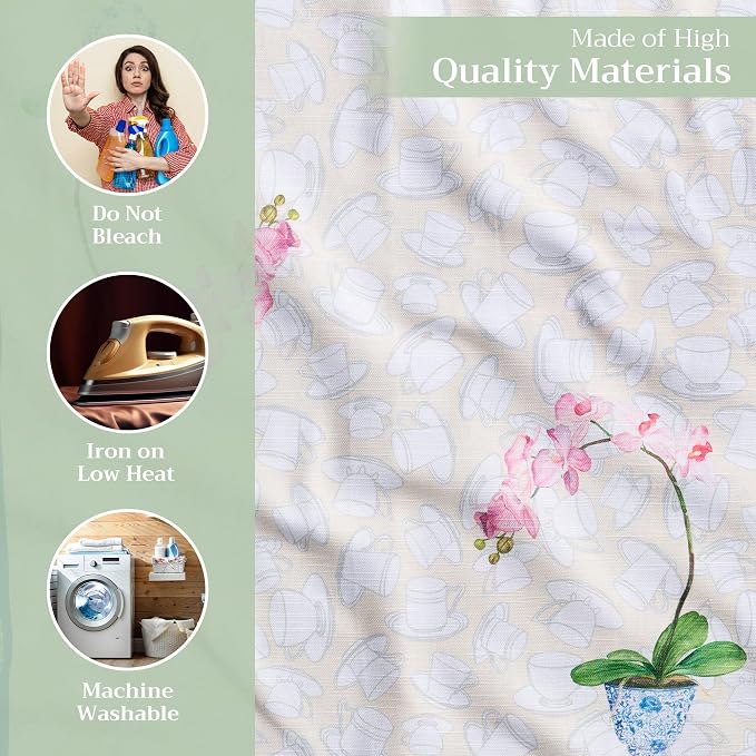 Maison d' Hermine Cloth Napkins Set of 4 100% Cotton Everyday Reusable Square - Image 3