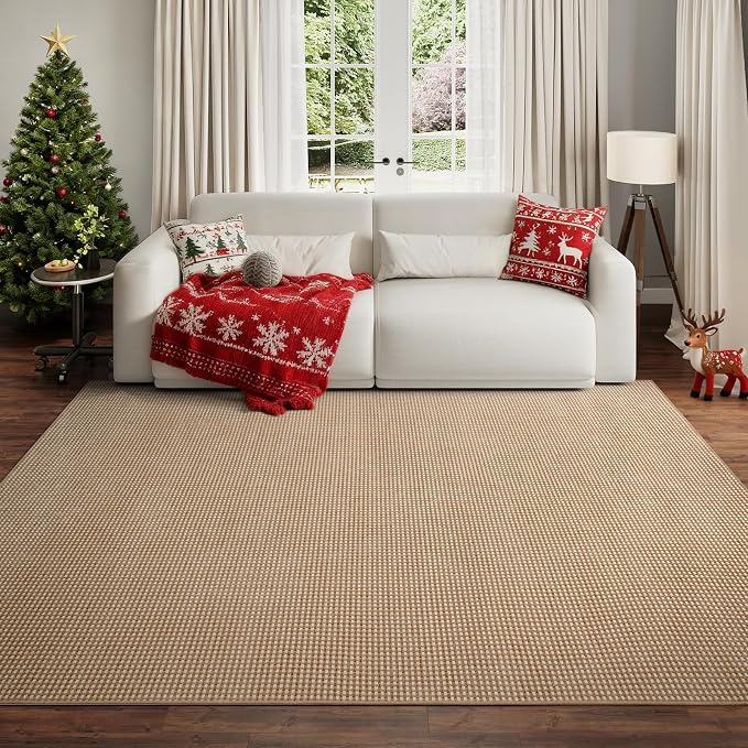 Boho Washable Area Rugs 6x9 ft, Non Slip Area Rug by YDKGL