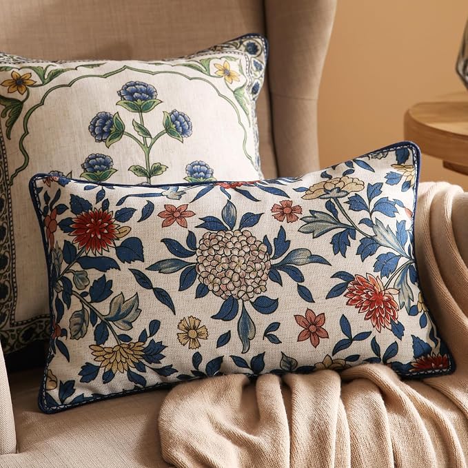 patdrea Designer Throw Pillow Covers, Euro Elegant Linen - Image 8