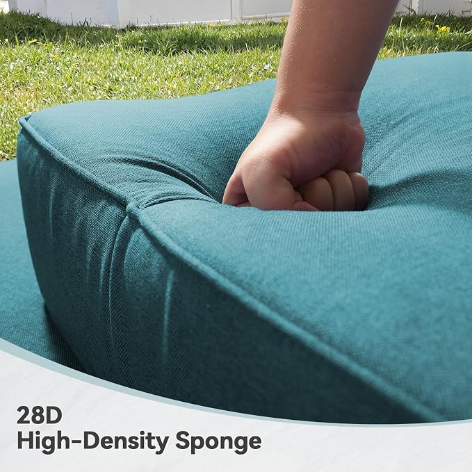 Luxury 6" Outdoor Cushions for Patio Furniture, Fade Resistant Couch Chair - Image 2