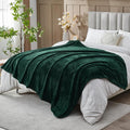 NEWCOSPLAY Super Soft Queen Blanket Forest Green Premium Silky Flannel Fleece by NEWCOSPLAY