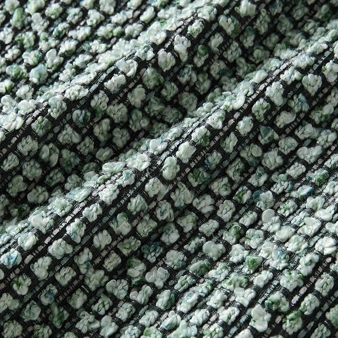 Decorative Couch Throw Pillow Covers 16x16 Green Striped Soft Wool Pillow - Image 3