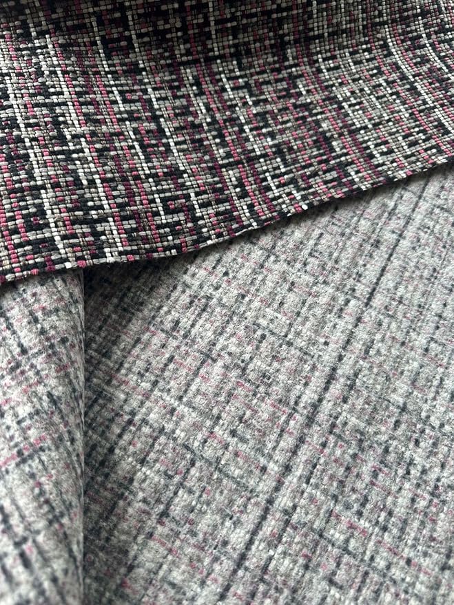 OctoRose 3 Side Zipper Upholstery Thick Linen Tweed Purple, Full Size Futon - Image 3