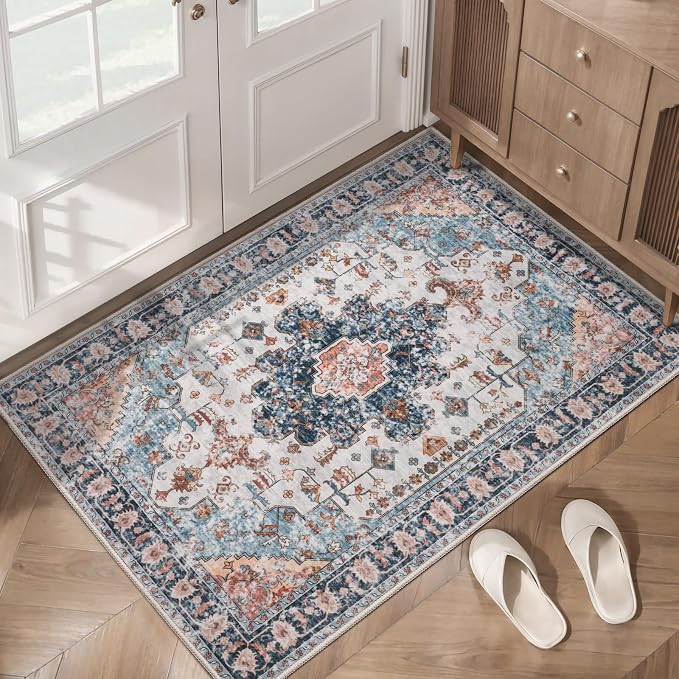 Tangsoo Vintage Rug 2x3 Washable Rug by Tangsoo