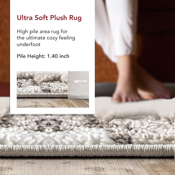 nuLOOM Adelade Beige/Ivory, Southwestern, Soft and Cozy, High Traffic, Stain - Image 5