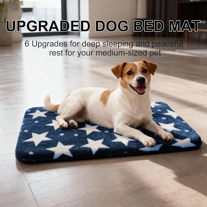 Washable Dog Bed Plush Orthopedic Outdoor Crate Mat - Image 2