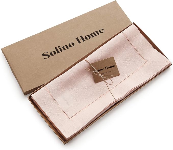 Solino Home Linen Pink Table Runner 48 Inches - Image 5