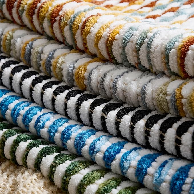 AmHoo Boho Chenille Pillow Cover Decorative Tufted Pillowcase - Image 6