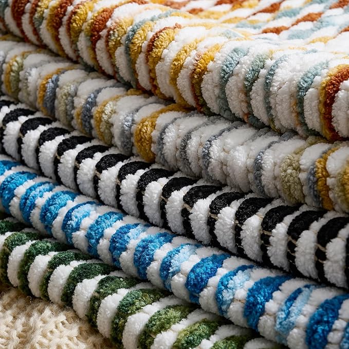 AmHoo Boho Chenille Pillow Cover Decorative Tufted Pillowcase - Image 6