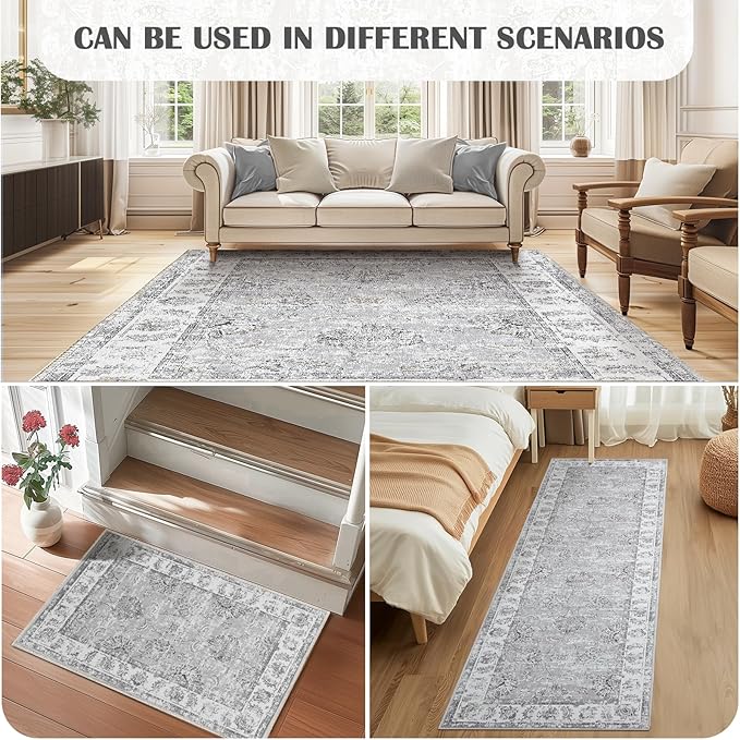 jinchan Fiora 4x6 Area Rugs for Bedroom - Image 5