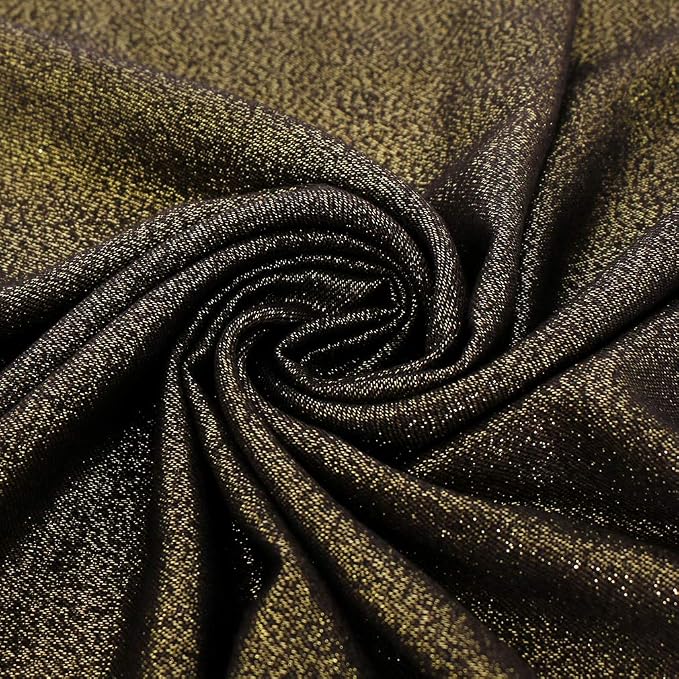 LMVERNA Women's Sparkling Metallic Soft Pashmina Shawls and Wraps Scarf in - Image 4